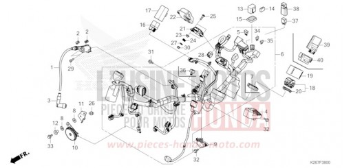 FAISCEAU DES FILS MSX125AM de 2021